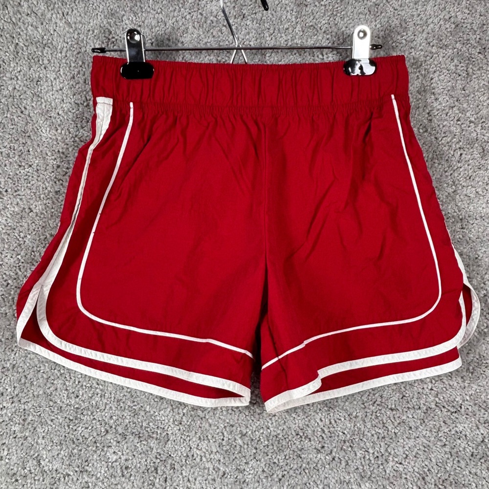 Wildfox Kids Red White Dolphin Hem Running Shorts WF013720 Size S P CH